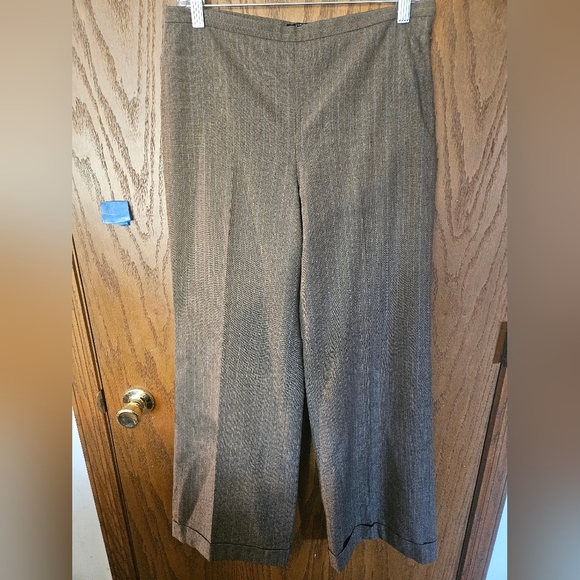 J.crew Lined Italian Wool Wide Leg Trouser Size 6 - Picture 1 of 6